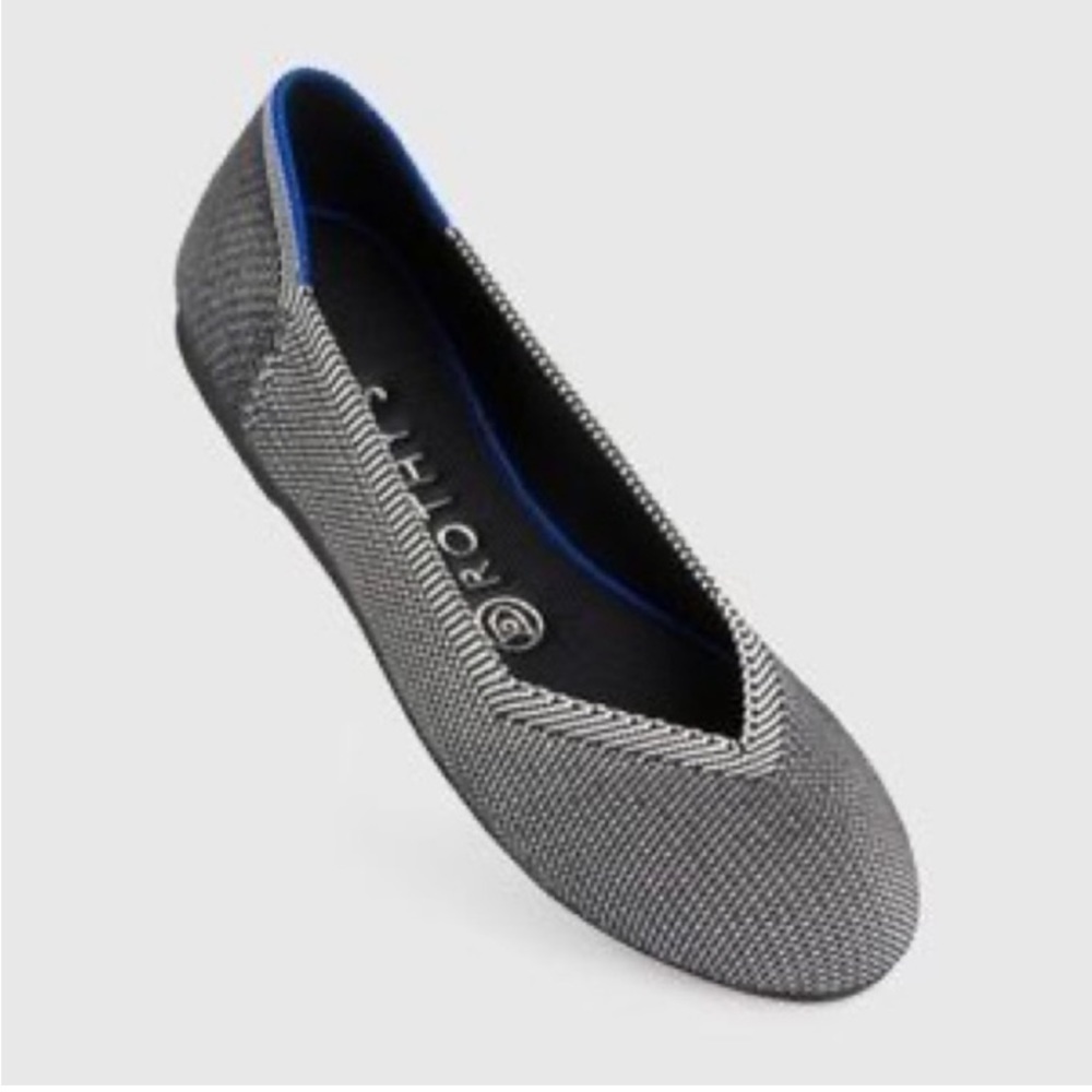 Rothy’s Navy Birdseye Round Toe Size 8 - Picture 3 of 15